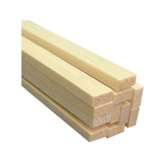 Rectangular strip of bals