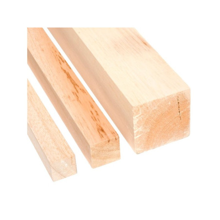 Quadrado balsa, 10x10x100