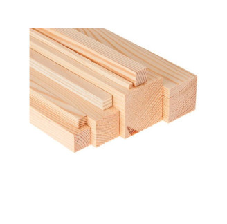 Quadrado de pinho 3x3x100