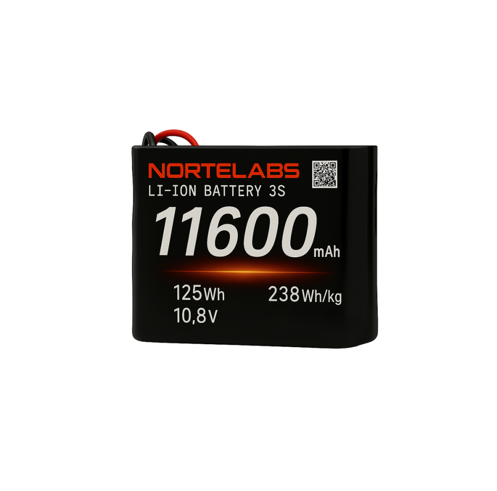 UAV Li-ion 11600mAh 3S2P 10.8v Battery Pack