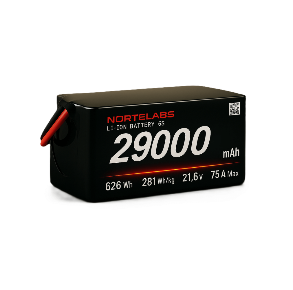 UAV Li-ion 29000mAh 6S5P 21.6V Battery Pack