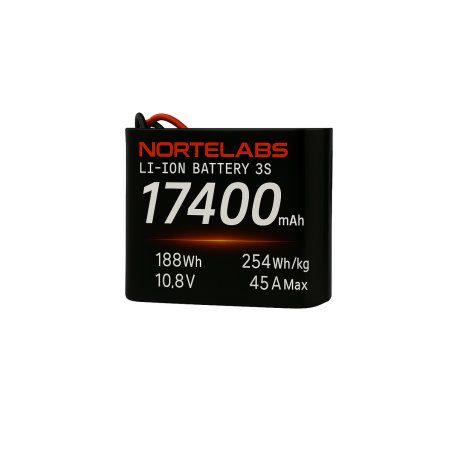 UAV Li-ion 17400mAh 3S3P 10.8v Battery Pack