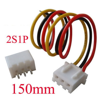 Cable 2s1p JST XH male-fe