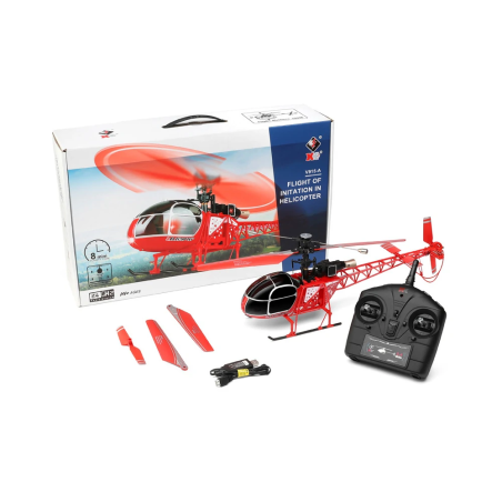 Helicóptero 4CH Vermelho,