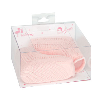 SET MEIAS ROSA BONECOS 40