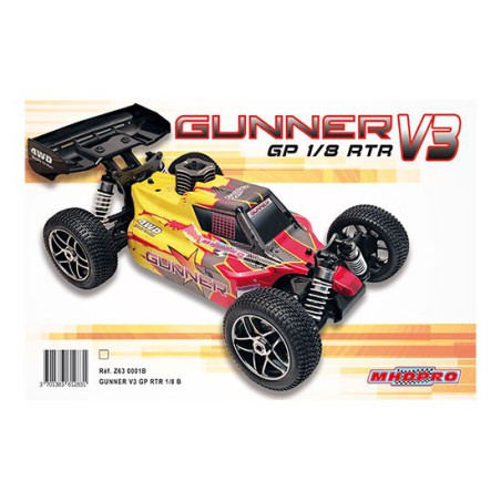 GUNNER V3 GP RTR 1/8 B ra