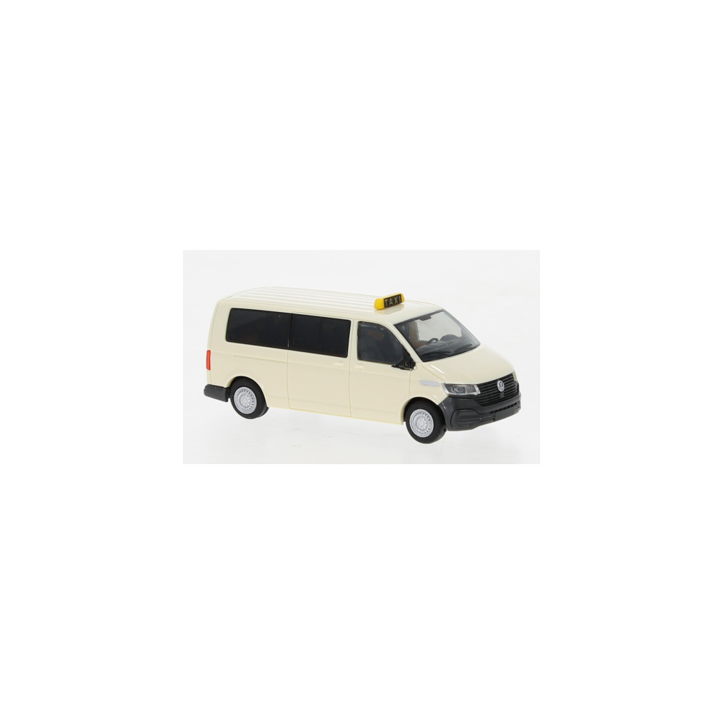 VW T6.1 bus, light beige, taxi (D) Rietze 1:87