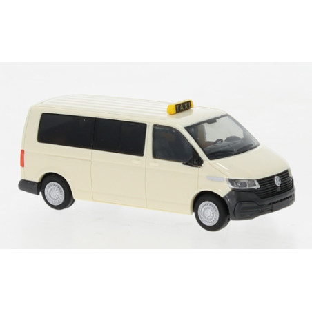 VW T6.1 bus, light beige, taxi (D) Rietze 1:87
