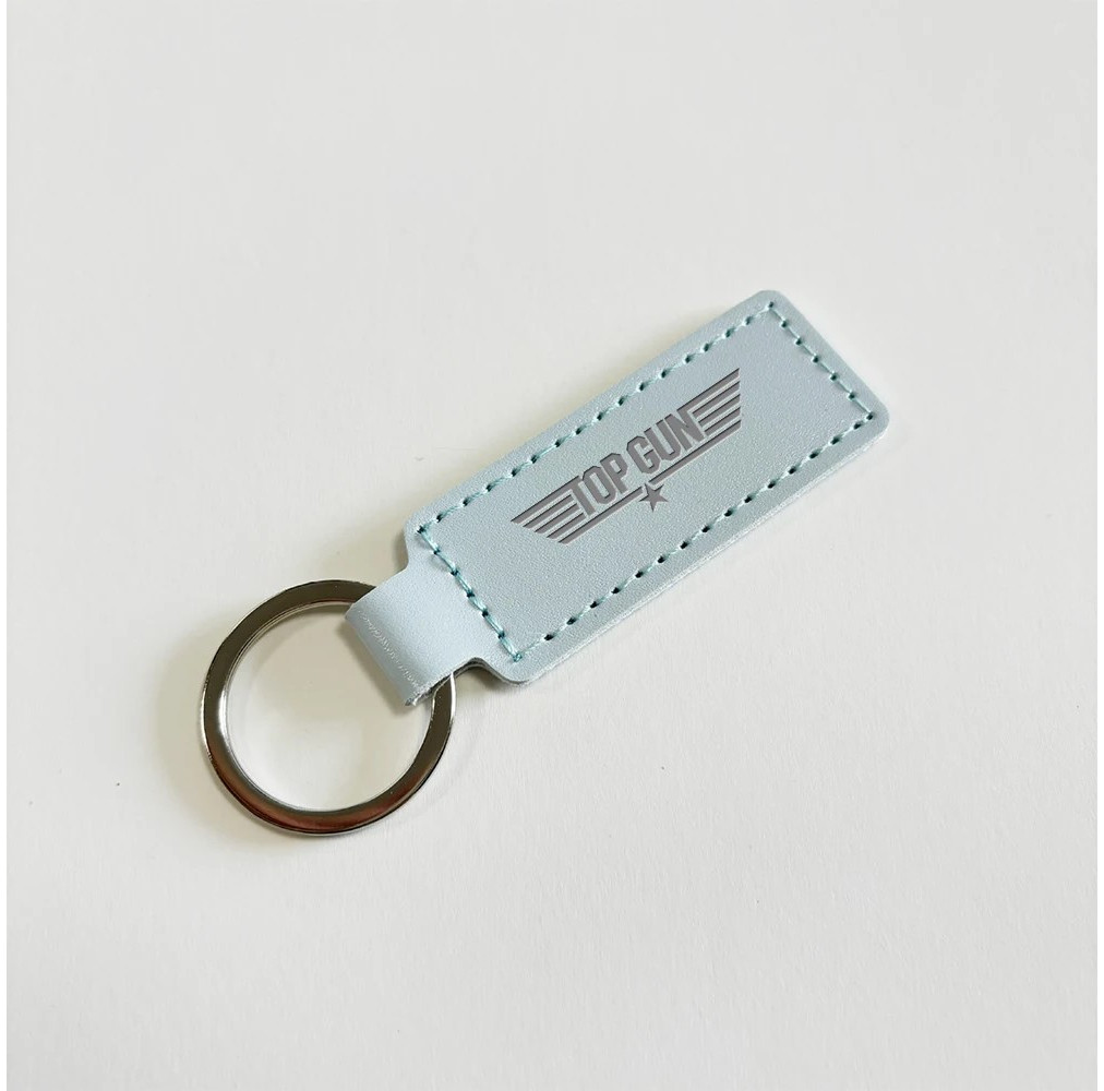 Top Gun Leather Keychain