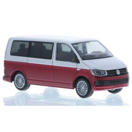 VW T6, silver/red, short 
