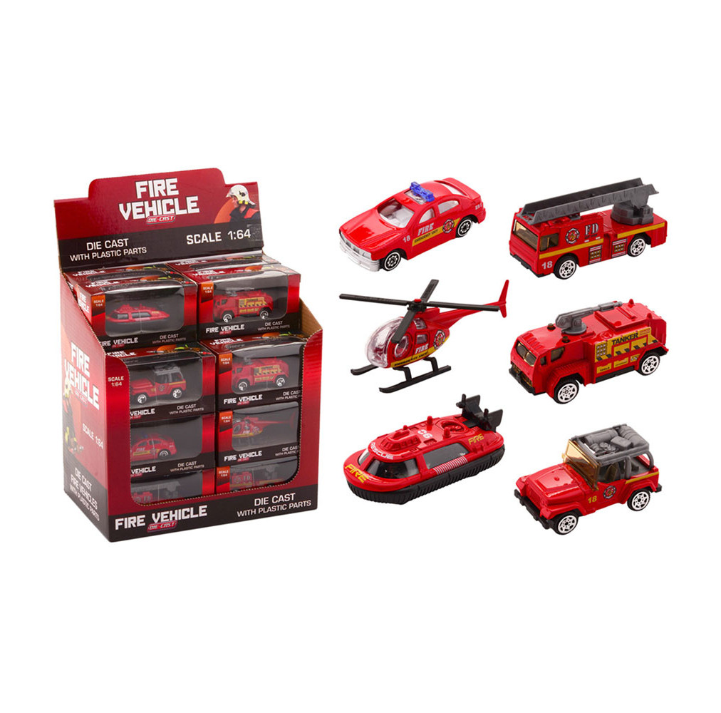 VEÍCULOS BOMBEIROS 1:64 D