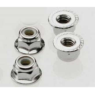 Flanged Nyloc Lock Nut M4