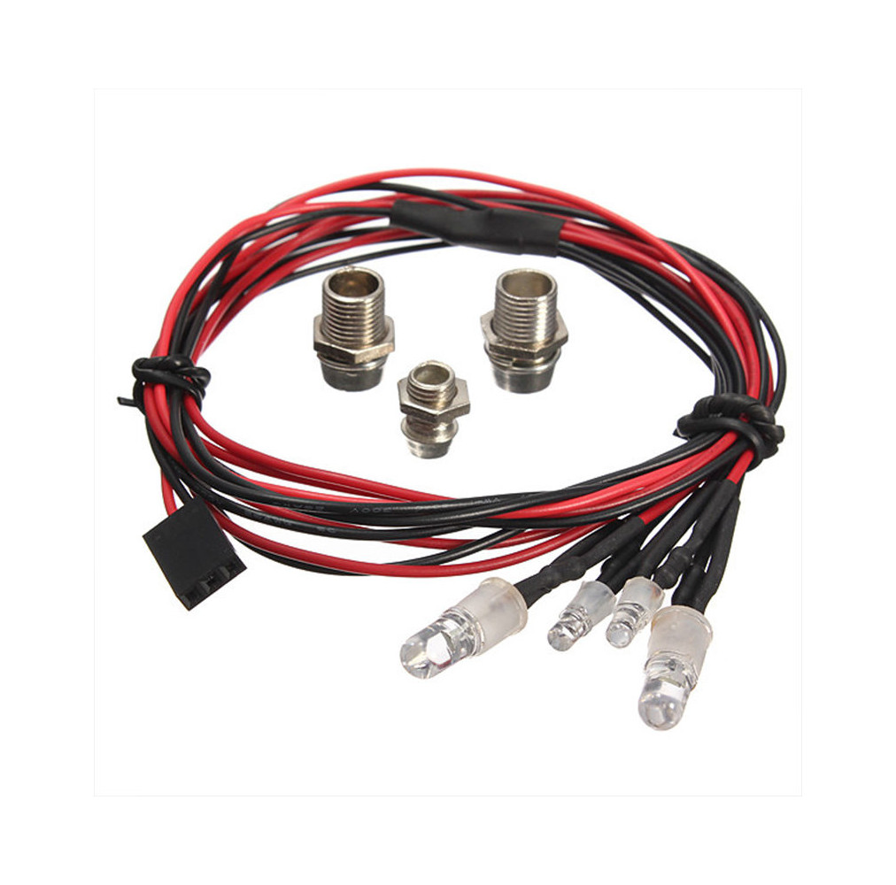 Set de 4 luzes led 5mm Di