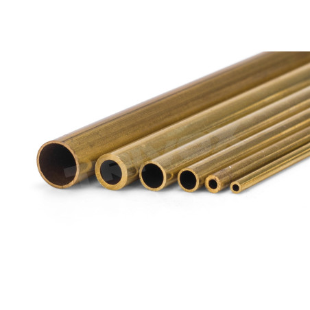 Brass tube Hard 5.0x4.2x1