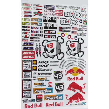 Set of decals stickers vi