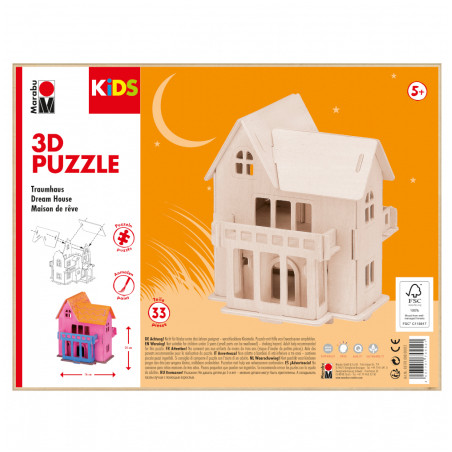 Puzzle Casa 3D Kids Marab
