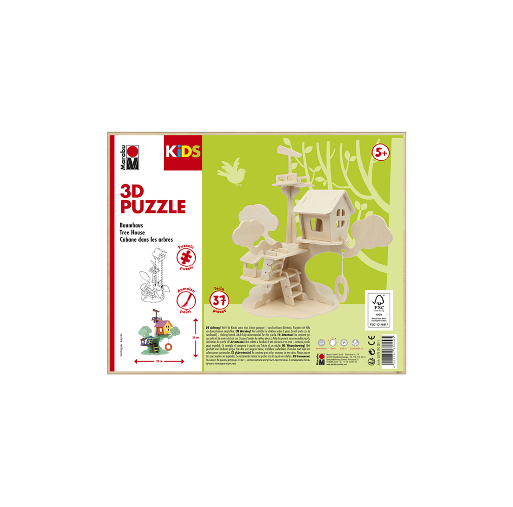Puzzle Casa 3D Kids Marab