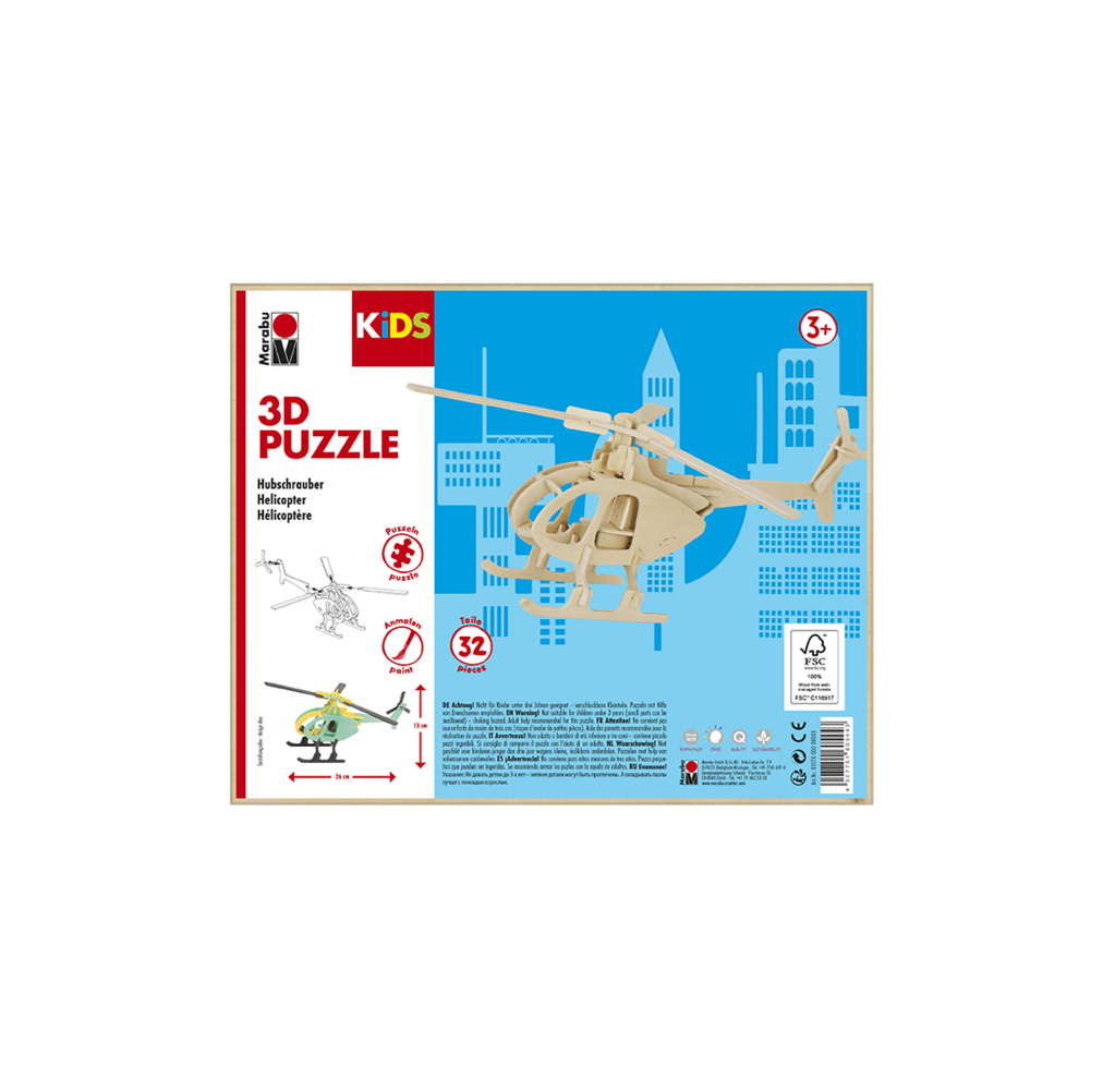 Puzzle Transporte 3D Kids