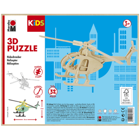 Puzzle Transporte 3D Kids