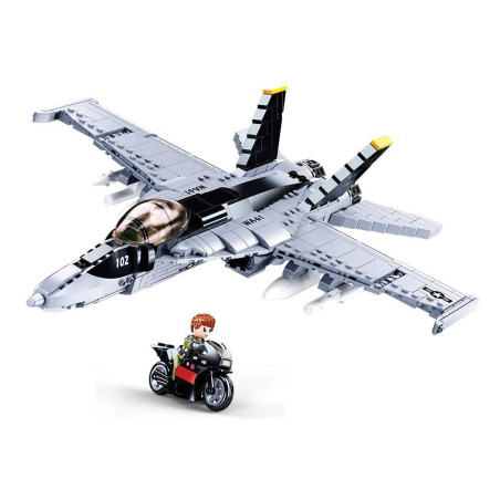 MODEL BRICKS FA-18E SUPER