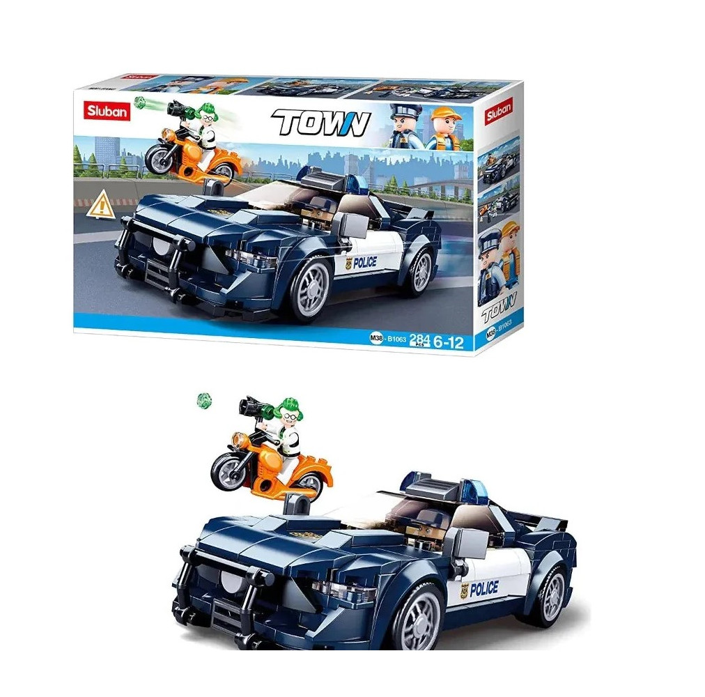 Town Carro Policia 284Pcs
