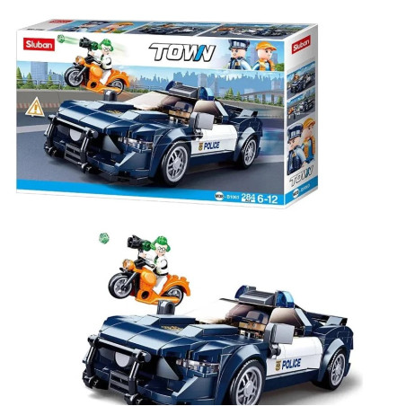 Town Carro Policia 284Pcs
