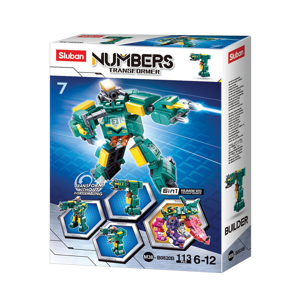 NUMBERS TRANSFORMER 6 EM 