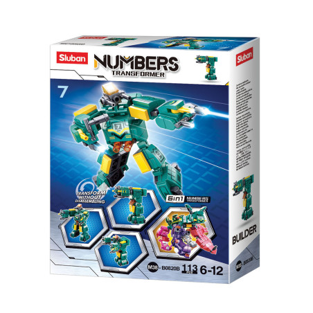 NUMBERS TRANSFORMER 6 EM 