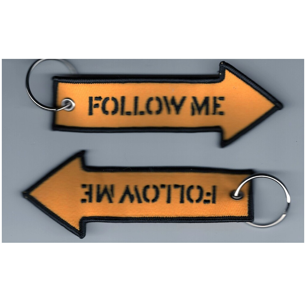 Keyholder with FOLLOW ME 