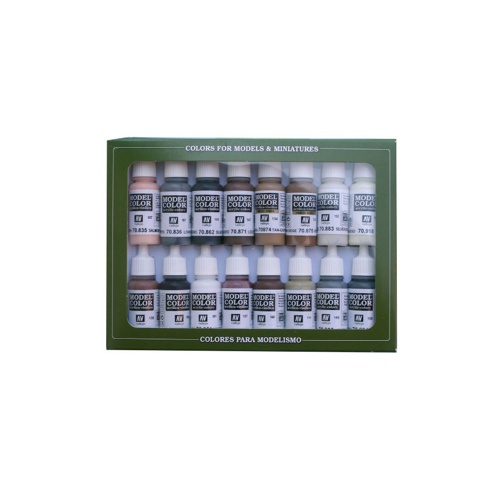 Set 16 colors WWII German