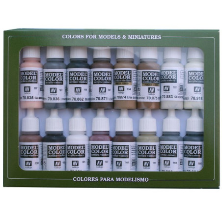 Set 16 colors WWII German