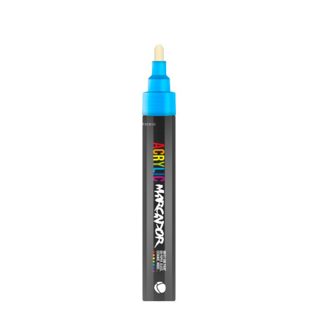 Marcador Acrilíco Branco