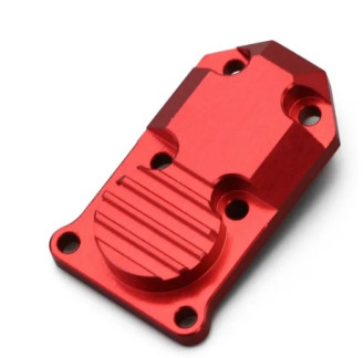 Aluminium Diff Cover, Red