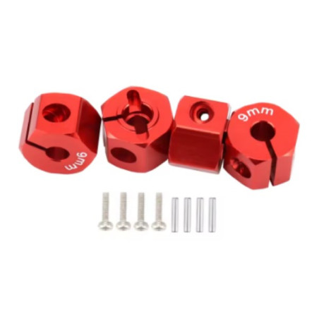 Hexágomo de roda 9mm para